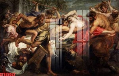 File gốc Tranh sơn dầu phương tây tổng hợp STS62062 (in lụa) trang trí tường