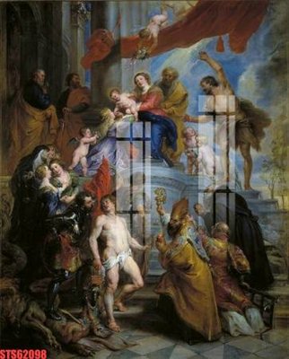 File gốc Tranh sơn dầu phương tây tổng hợp STS62098 (in 3D) cho trang trí