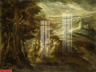 Mua file tranh gốc Tranh sơn dầu phương tây tổng hợp STS62578 tại Filetranh.com