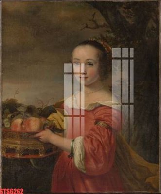 Ảnh gốc Tranh sơn dầu phương tây tổng hợp STS6262 (nét căng) in mica