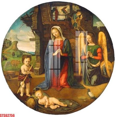 File gốc Tranh sơn dầu phương tây tổng hợp STS62756 (in lụa) họa tiết 3D