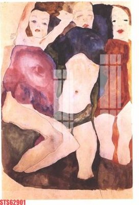 File gốc Tranh sơn dầu phương tây tổng hợp STS62901 (vector) cho in ấn