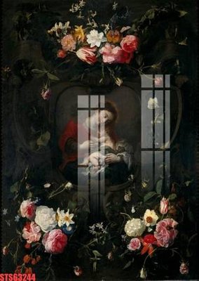 File tranh Tranh sơn dầu phương tây tổng hợp STS63244 (gốc) in film