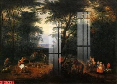 Download file gốc Tranh sơn dầu phương tây tổng hợp STS6338 (in lụa) cao cấp