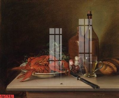 File tranh Tranh sơn dầu phương tây tổng hợp STS6378 (ảnh gốc) in trần xuyên sáng