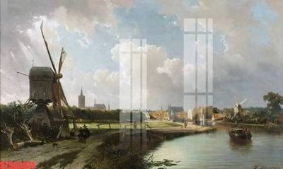 Tải file gốc Tranh sơn dầu phương tây tổng hợp STS63874 dùng cho in ấn