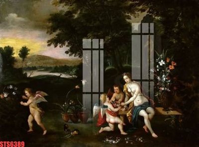 File gốc Tranh sơn dầu phương tây tổng hợp STS6389 (PSD/TIFF) độ phân giải cao