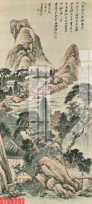 File gốc Tranh sơn dầu phương tây tổng hợp STS6392 (phong cách) tối giản