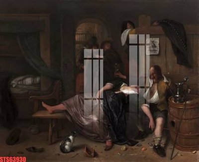 Cung cấp file tranh gốc Tranh sơn dầu phương tây tổng hợp STS63930 độc quyền