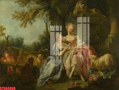 File tranh gốc Tranh sơn dầu phương tây tổng hợp STS64068 (sắc nét từng chi tiết)