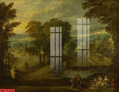 File PSD Tranh sơn dầu phương tây tổng hợp STS64129 (nguyên gốc) chất lượng cao