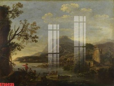 File ảnh gốc Tranh sơn dầu phương tây tổng hợp STS64135 không vỡ nét