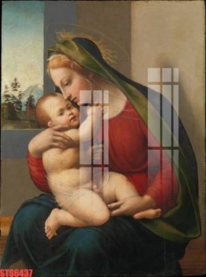 File in mica Tranh sơn dầu phương tây tổng hợp STS6437 (bản gốc) làm vách ngăn