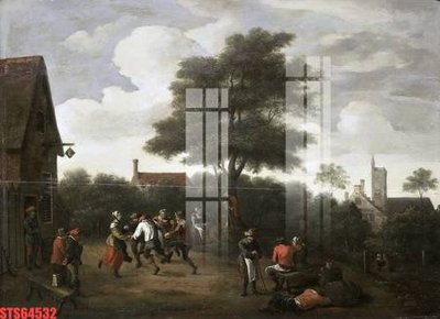 File in lụa Tranh sơn dầu phương tây tổng hợp STS64532 (hoa văn) Tranh sơn dầu phương tây tổng hợp STS64532