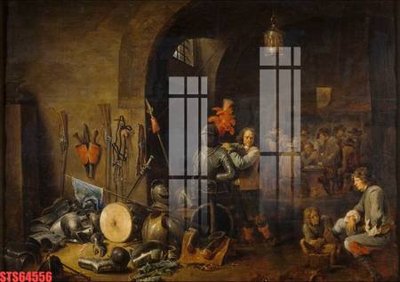 File gốc Tranh sơn dầu phương tây tổng hợp STS64556 (ảnh chi tiết) để in lụa