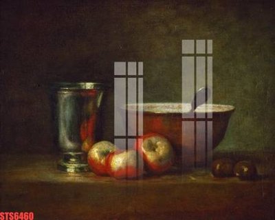 File gốc Tranh sơn dầu phương tây tổng hợp STS6460 (in mica) làm bảng hiệu