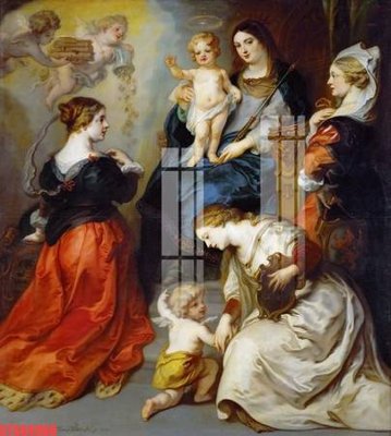 Hình ảnh file gốc Tranh sơn dầu phương tây tổng hợp STS64960 cho in UV