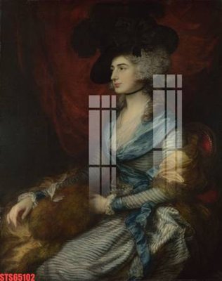 File gốc Tranh sơn dầu phương tây tổng hợp STS65102 (in lụa) hoa văn cổ điển