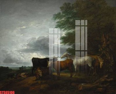 File gốc Tranh sơn dầu phương tây tổng hợp STS65106 (cho in 3D) độc đáo