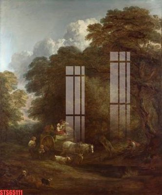 File PSD Tranh sơn dầu phương tây tổng hợp STS65111 (gốc) nhiều lớp (multi-layer)