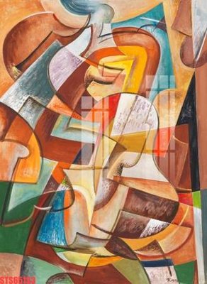 File tranh Tranh sơn dầu phương tây tổng hợp STS65153 (bản gốc) in canvas