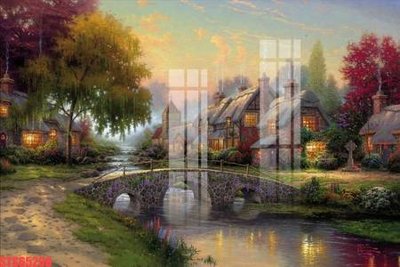 File tranh gốc PSD Tranh sơn dầu phương tây tổng hợp STS65208 còn nguyên layer