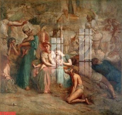 File gốc in ấn Tranh sơn dầu phương tây tổng hợp STS65382 chuẩn màu CMYK