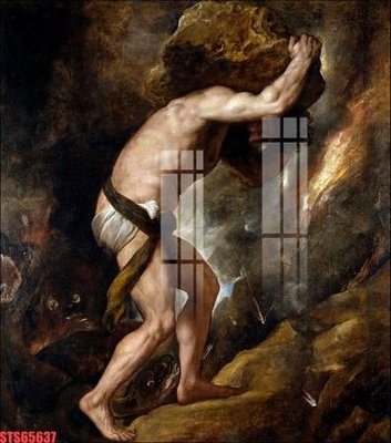 Hình ảnh file gốc in trần nhà Tranh sơn dầu phương tây tổng hợp STS65637