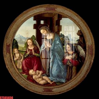 File gốc Tranh sơn dầu phương tây tổng hợp STS65656 (thiết kế) độc quyền