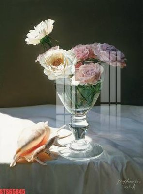 Download file gốc Tranh sơn dầu phương tây tổng hợp STS65845 (in mica) trang trí