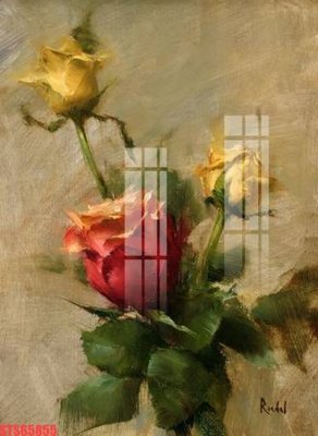 File gốc in tráng gương Tranh sơn dầu phương tây tổng hợp STS65855 chi tiết