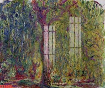 File in trần Tranh sơn dầu phương tây tổng hợp STS6651 (bản gốc) mây trời