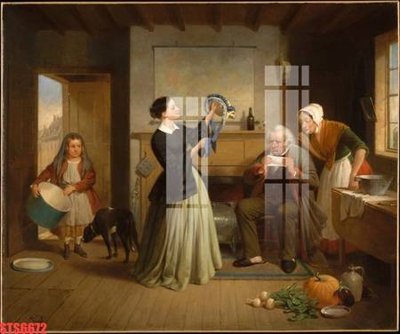 File in ấn Tranh sơn dầu phương tây tổng hợp STS6672 chuyên nghiệp