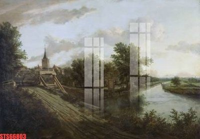 Tải file gốc Tranh sơn dầu phương tây tổng hợp STS66803 dùng cho in ấn