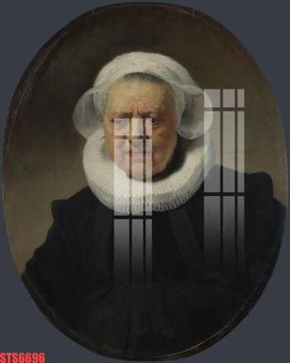 Ảnh gốc Tranh sơn dầu phương tây tổng hợp STS6696 (độ nét cao) in mica