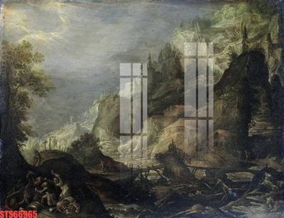 File tranh Tranh sơn dầu phương tây tổng hợp STS66965 (bản gốc) treo phòng ăn