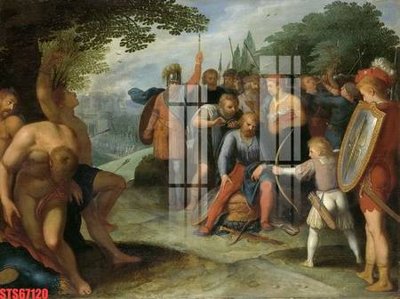 File tranh Tranh sơn dầu phương tây tổng hợp STS67120 (gốc) in trên kính