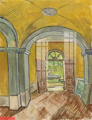 Hình ảnh file gốc in lụa Tranh sơn dầu phương tây tổng hợp STS67306