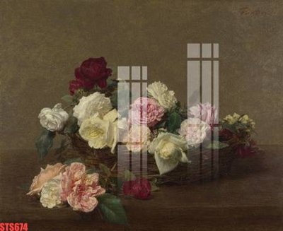 File in ấn Tranh sơn dầu phương tây tổng hợp STS674 (bản gốc) cao cấp