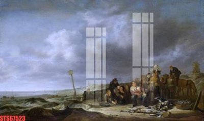 File tranh Tranh sơn dầu phương tây tổng hợp STS67523 (bản gốc) treo phòng ăn