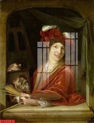 File tranh Tranh sơn dầu phương tây tổng hợp STS67815 (ảnh gốc) in trần nhà