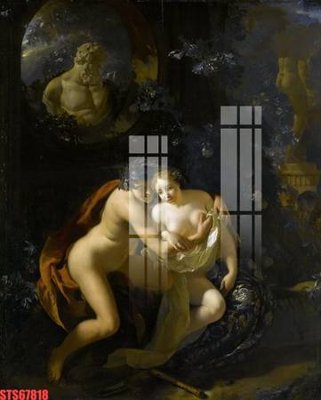 File in mica Tranh sơn dầu phương tây tổng hợp STS67818 (bản gốc) siêu trong