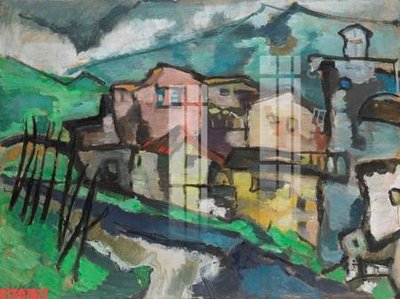 File gốc Tranh sơn dầu phương tây tổng hợp STS67827 (AI/EPS) cho in ấn