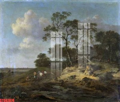 File tranh Tranh sơn dầu phương tây tổng hợp STS67874 (bản gốc) in lụa 3D