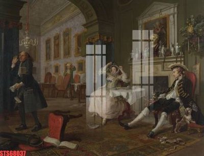 Hình ảnh file gốc in trần nhà Tranh sơn dầu phương tây tổng hợp STS68037