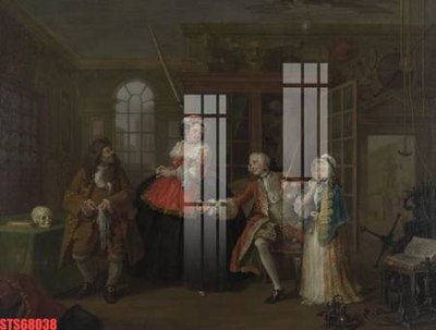 File ảnh Tranh sơn dầu phương tây tổng hợp STS68038 (gốc) in PP, decal