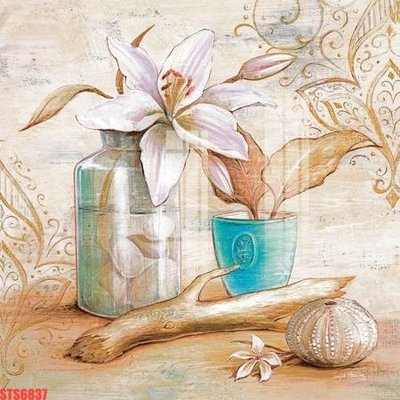 File in mica Tranh sơn dầu phương tây tổng hợp STS6837 (bản gốc) sắc sảo