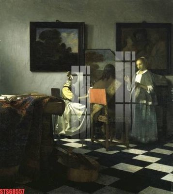 File PSD Tranh sơn dầu phương tây tổng hợp STS68557 (gốc) tách lớp chi tiết