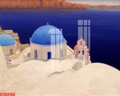 File PSD Tranh sơn dầu phương tây tổng hợp STS69106 (bản gốc) đã tách nền