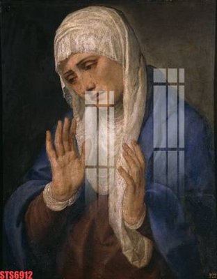 File in trần Tranh sơn dầu phương tây tổng hợp STS6912 (bản gốc) bầu trời